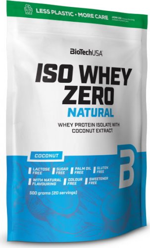BioTech Iso Whey Zero Natural 500 g vanilka - skořice