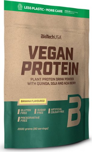BioTech Vegan Protein 2000 g banán