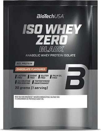 BioTech ISO Whey Zero Black 30 g jahoda