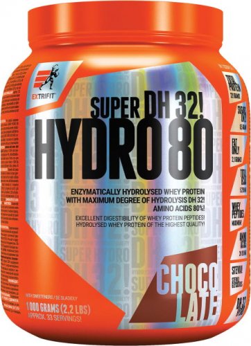 Extrifit Hydro 80 Super DH32 1000 g čokoláda