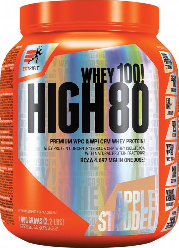 Extrifit High Whey 80 1000 g lískový oříšek