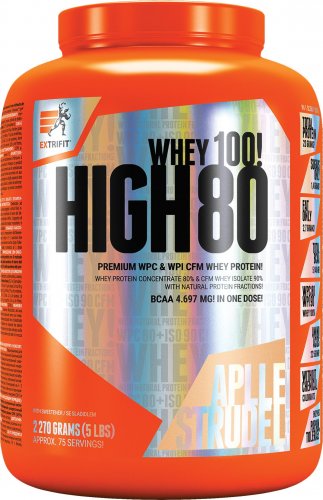 Extrifit High Whey 80 2270 g vanilka
