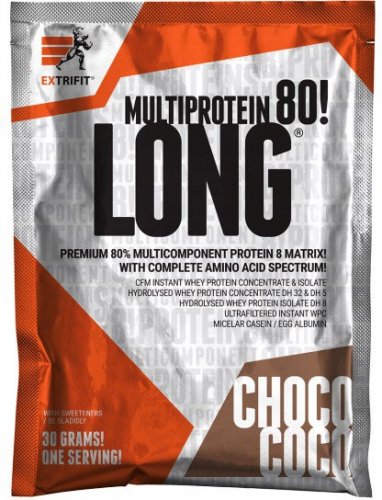 Extrifit Long 80 Multiprotein 30 g
 vanilka