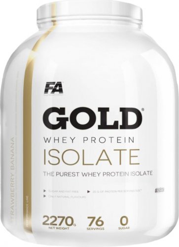 Fitness Authority Gold Whey Protein Isolate 2270 g jahoda