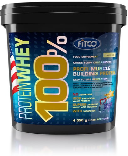 Fitco 100% Whey Protein 4050 g
 jahoda