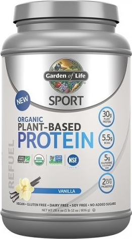 Garden of Life Sport Organic Plant-Based Protein 806 g vanilka