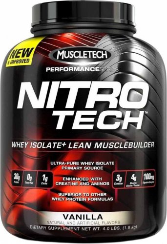 MuscleTech Nitro-Tech Performance 1800 g čokoláda - brownie