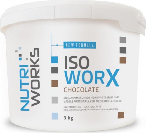 NutriWorks Iso Worx 3000 g bez příchutě