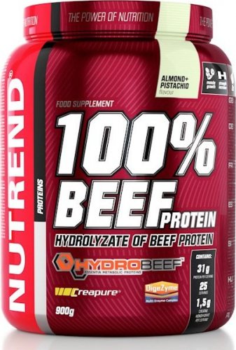 Nutrend 100% Beef Protein 900 g mandle - pistácie