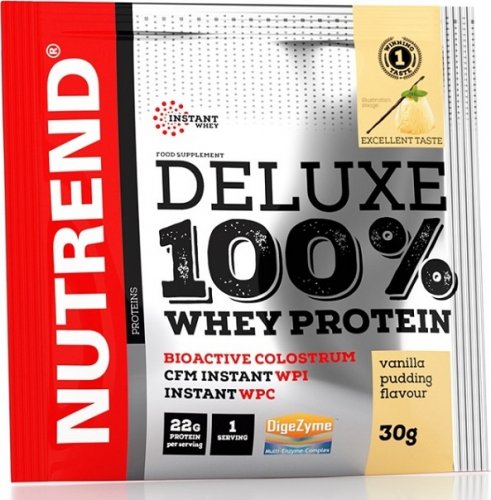 Nutrend Deluxe 100% Whey Protein 30 g skořicový šnek