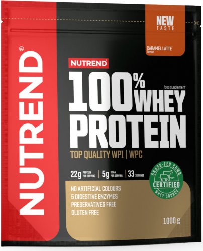 Nutrend 100% Whey Protein 1000 g malina