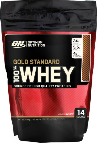 Optimum Nutrition 100% Whey Gold Standard 450 g dvojitá čokoláda