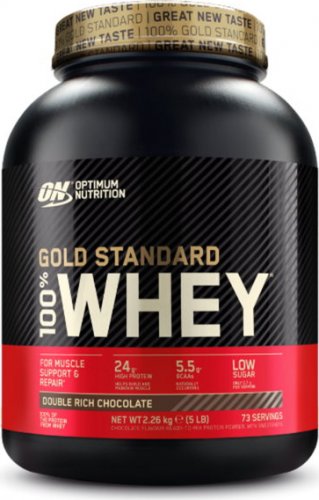 Optimum Nutrition 100% Whey Gold Standard 2260 g čokoláda - arašídové máslo