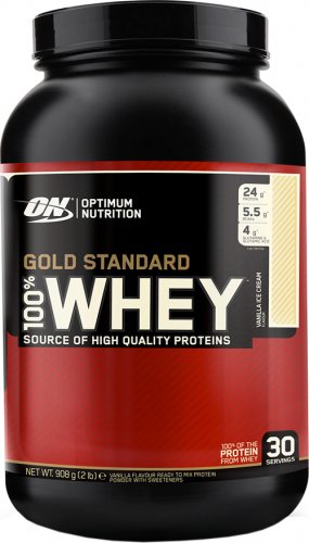Optimum Nutrition 100% Whey Gold Standard 899 g vanilková zmrzlina