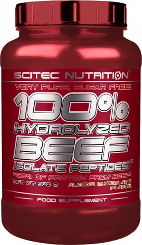 Scitec 100% Hydro Beef Isolate Peptides 900 g čokoláda - mandle