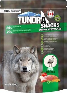 TUNDRA dog snack Turkey Immune Systeme 100g