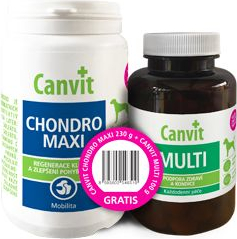 Canvit Chondro Maxi 230g+Canvit Multi pro psy 100g