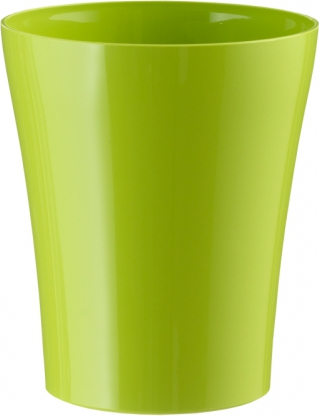 Obal na květník ORCHIDEA LUXY plast světle zelený d16x19cm