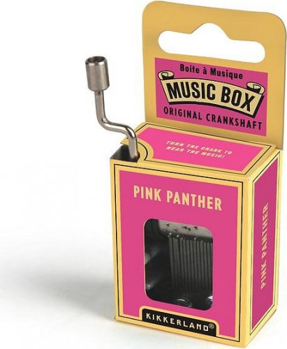 Hudební skříňka – růžový panter