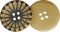 Knoflík - prům. 30 mm - dřevěný zdobený